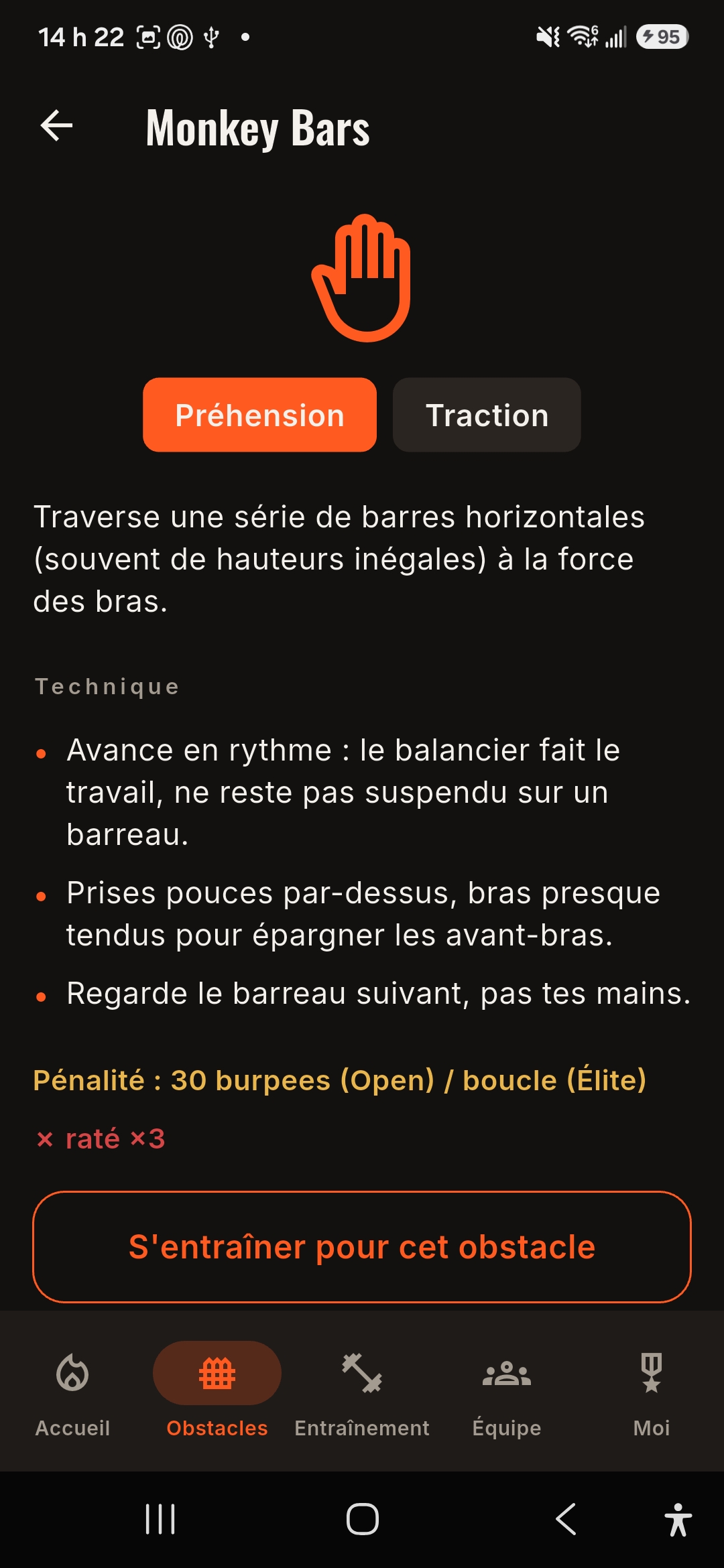 capture de ton app