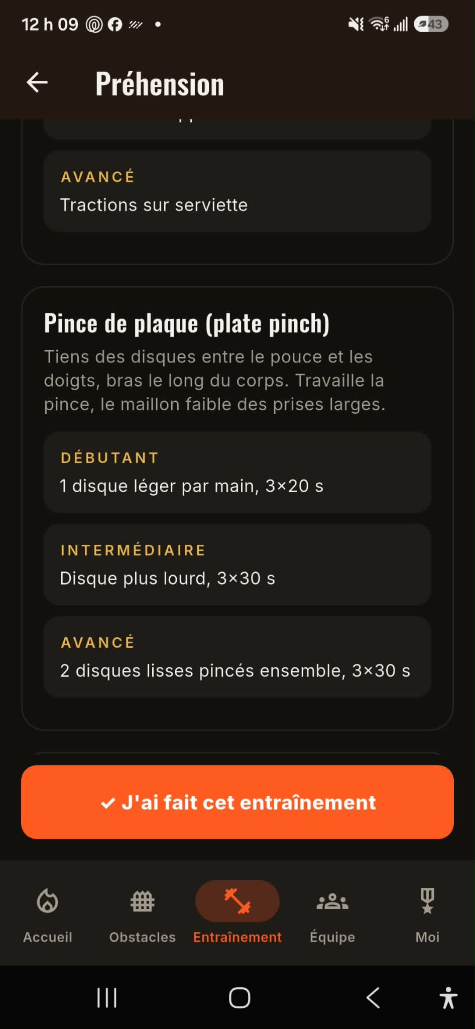 exercice du jour